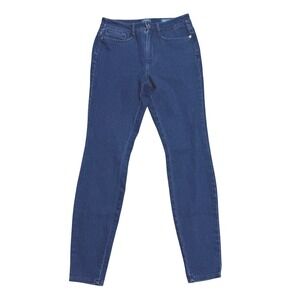 J. Jill High Rise Denim Leggings Size 4 Womens Dark Blue Premium Flex‎ Stretch
